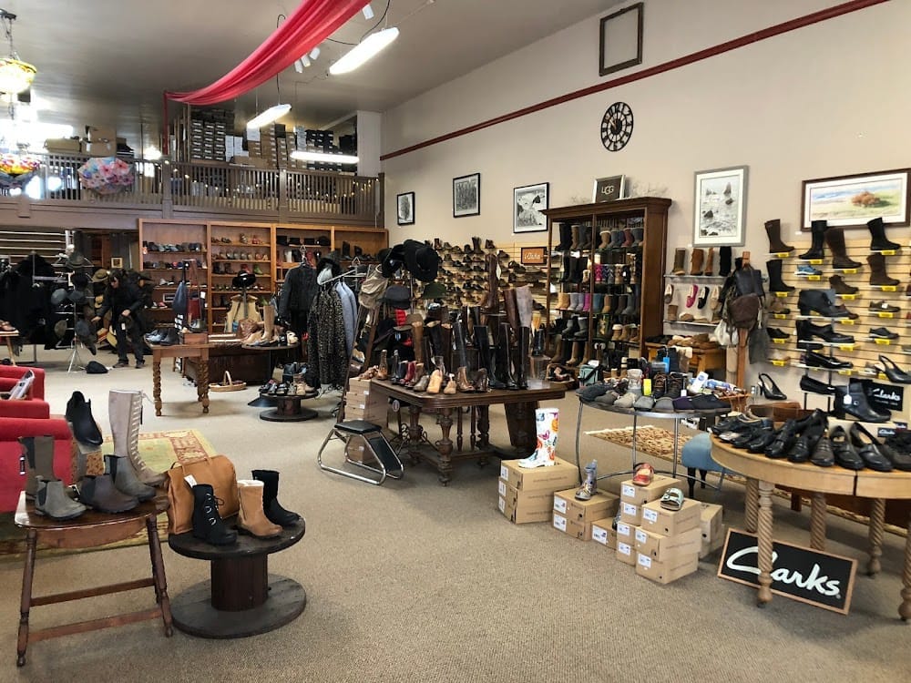 Inside an Abraxas Shoes & Leather store in Humboldt County